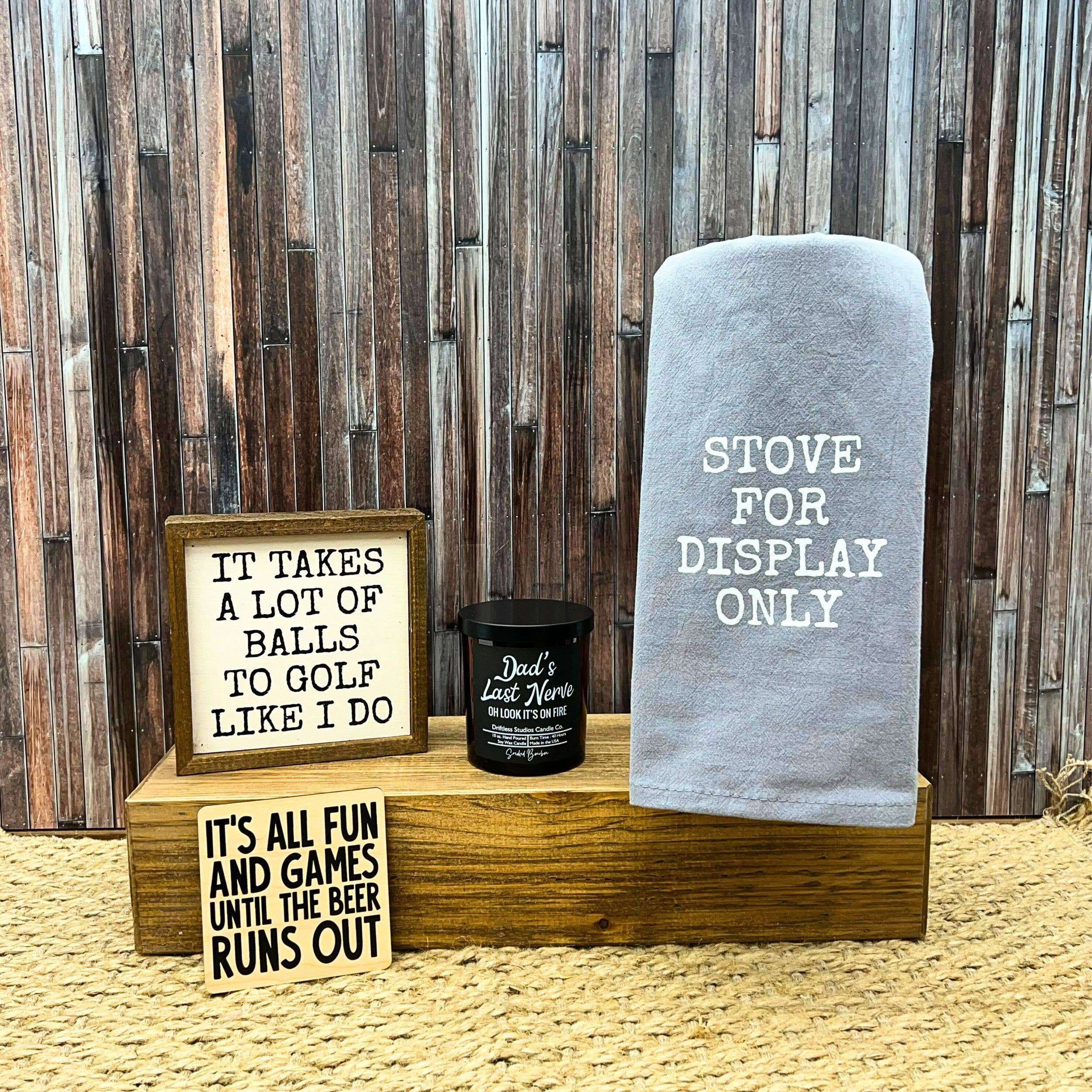Dads Last Nerve - Fathers Day Gifts Candles - Soy Wax Candle: Smoked Bourbon