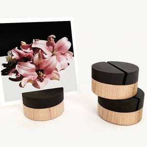 Open image in slideshow, Black Dipped Round Holder
