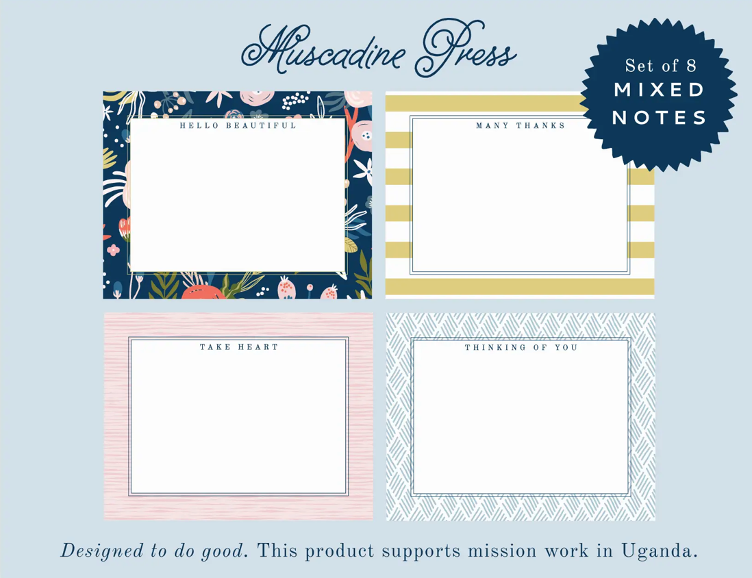 Encourage Notes Stationary Cards