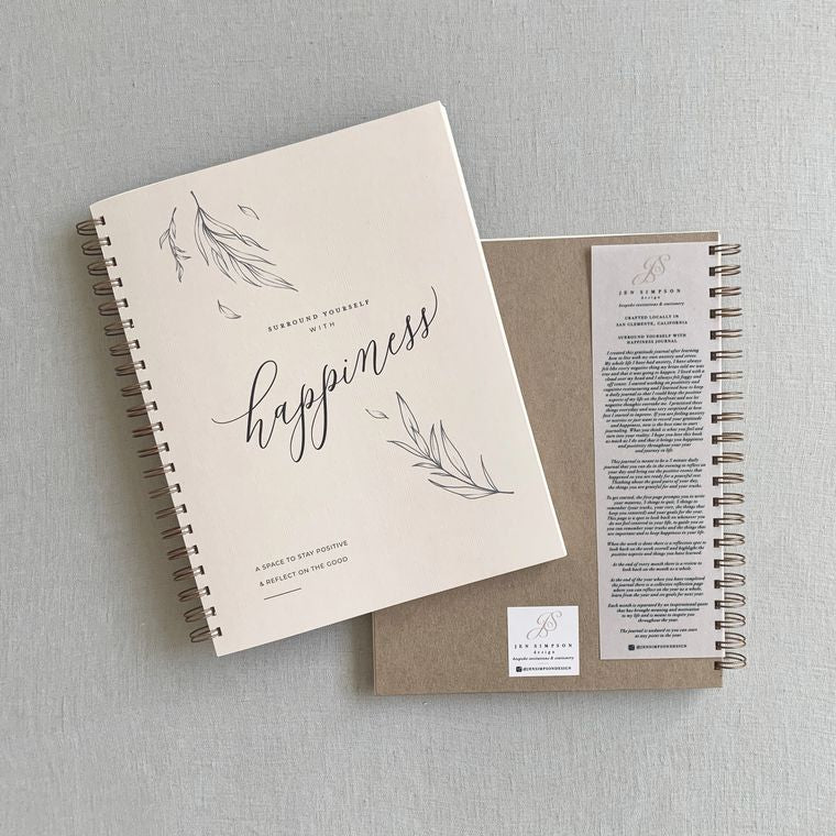 Happiness Journal / A space to stay positive and reflect on the good
